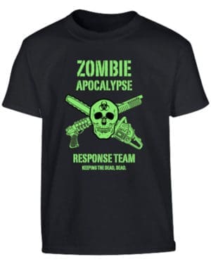 Kids printed T-shirts - 9-11 years, Zombie Apocalypse