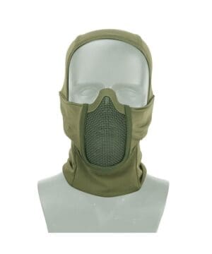 Operators Balaclava / Mesh Face - Olive Green