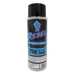 Rebel Precision 6mm BBs 3300ct Bottle - 0.25g