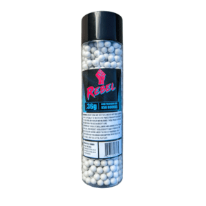 Rebel Precision Heavyweight BIO 6mm BBs 850pcs Bottle - 0.36g