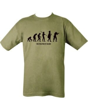 Evolution T-shirt – Olive Green