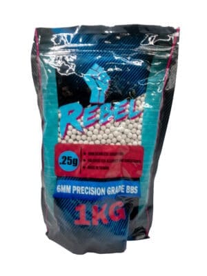 Rebel Precision 6mm BBs 1kg Bag - 0.25g