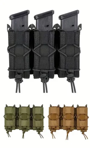 Tiger Short Double Quick-Draw 9mm Functional Storage Pouch