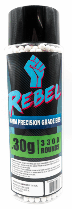 Rebel Precision 6mm BBs 3300ct Bottle - 0.3g