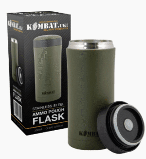Ammo Pouch Flask Olive Green or Black
