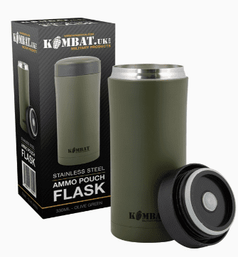 Ammo Pouch Flask Olive Green or Black