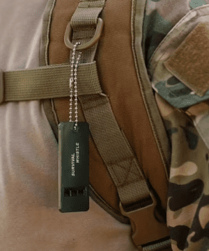 Three-Frequency Outdoor Survival Whistle