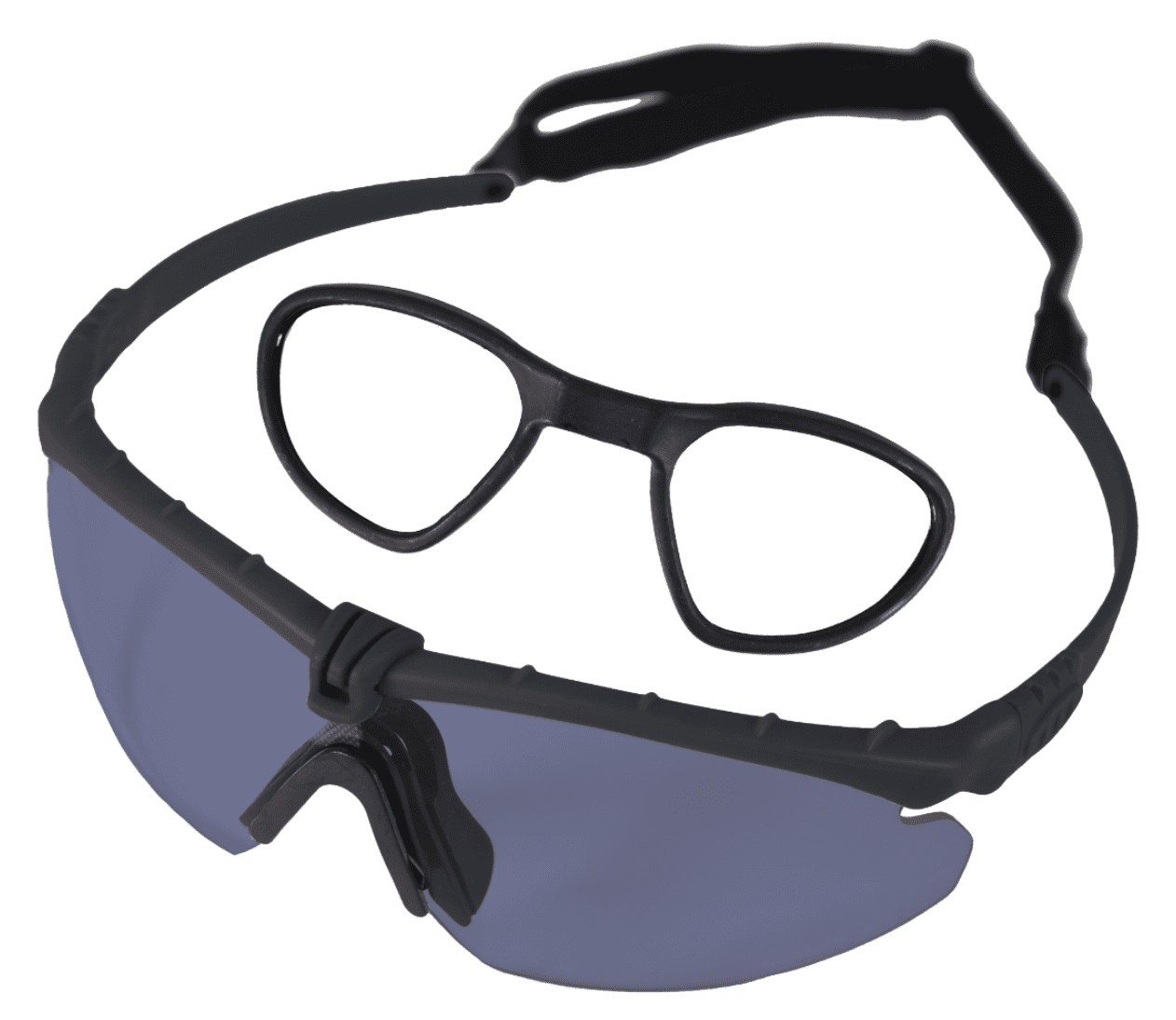 Battle Pro RX (Black-Smoked) EN166 Protective Eyewear Battle Pro RX (Black-Smoked) EN166 Protective Eyewear