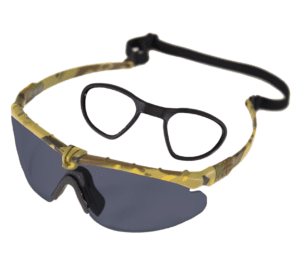 Battle Pro RX (Camo-Smoked) EN166 Protective Eyewear