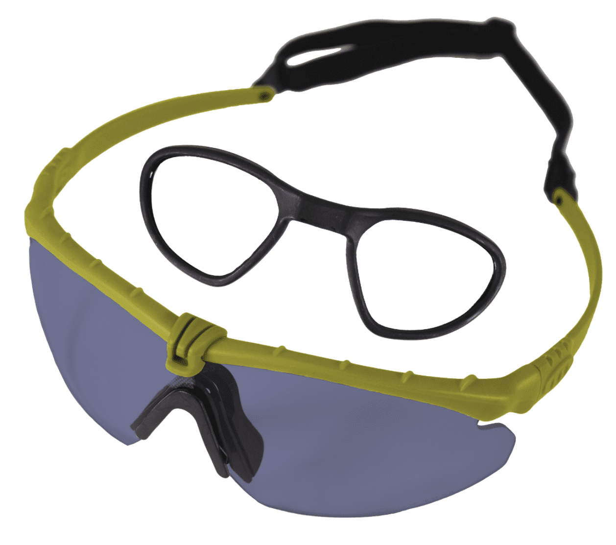 Battle Pro RX (Green - Smoked) Protective Eyewear Battle Pro RX (Green - Smoked) Protective Eyewear