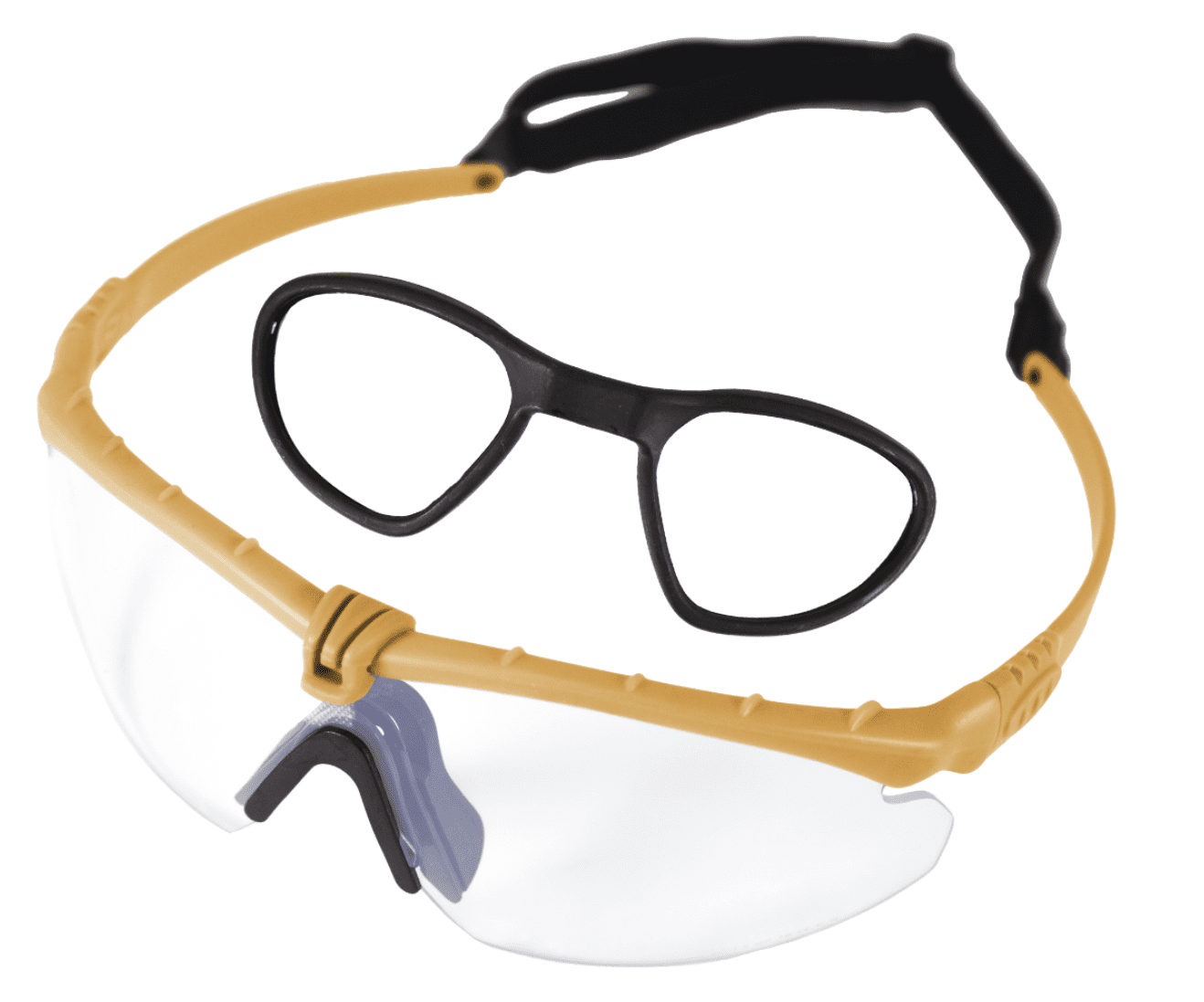 Battle Pro RX (Tan - Clear) Protective Eyewear