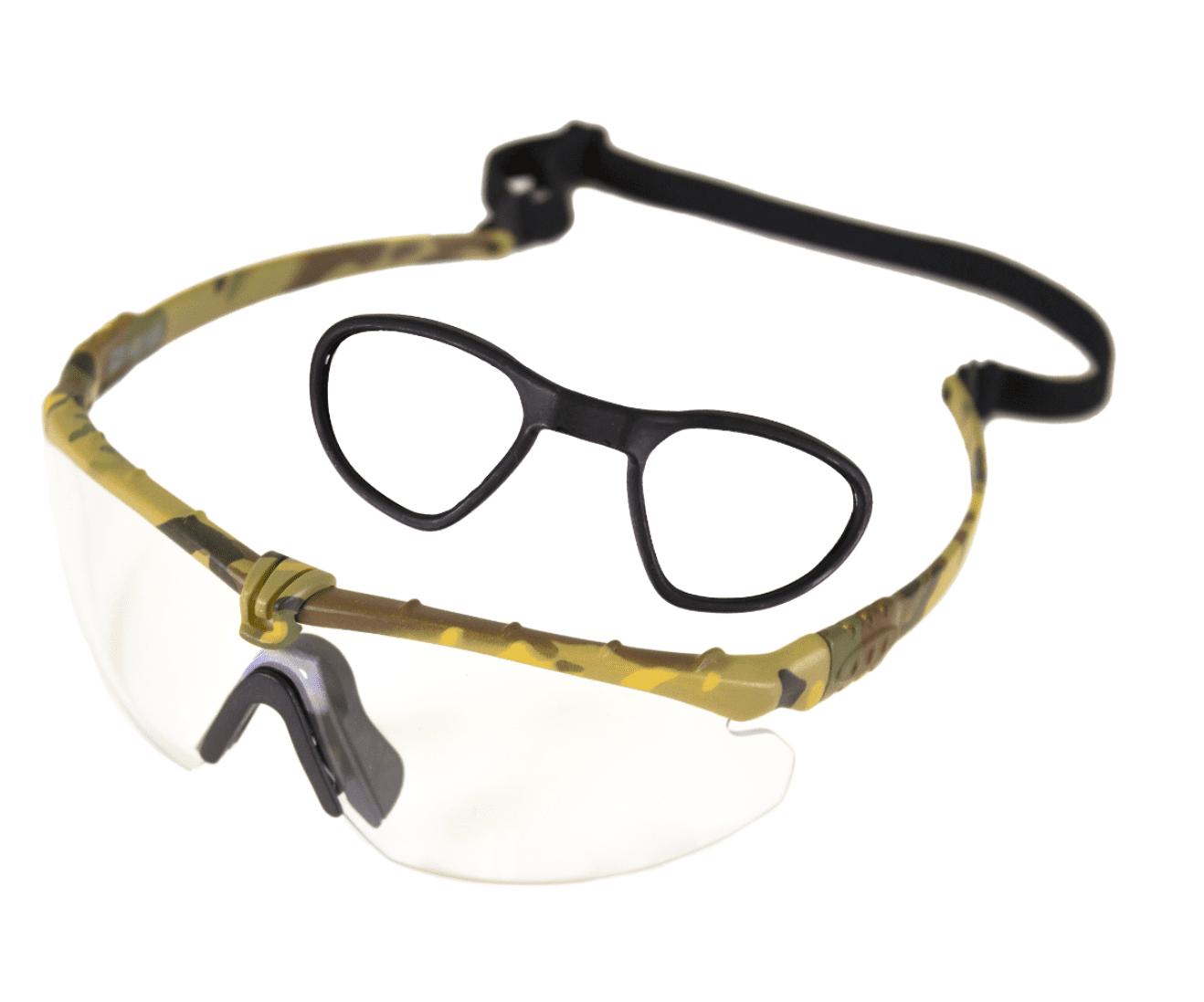Battle Pro RX (Camo - Clear) Protective Eyewear