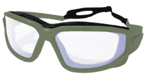 Defence Pro (Green - Clear) Protective Eyewear