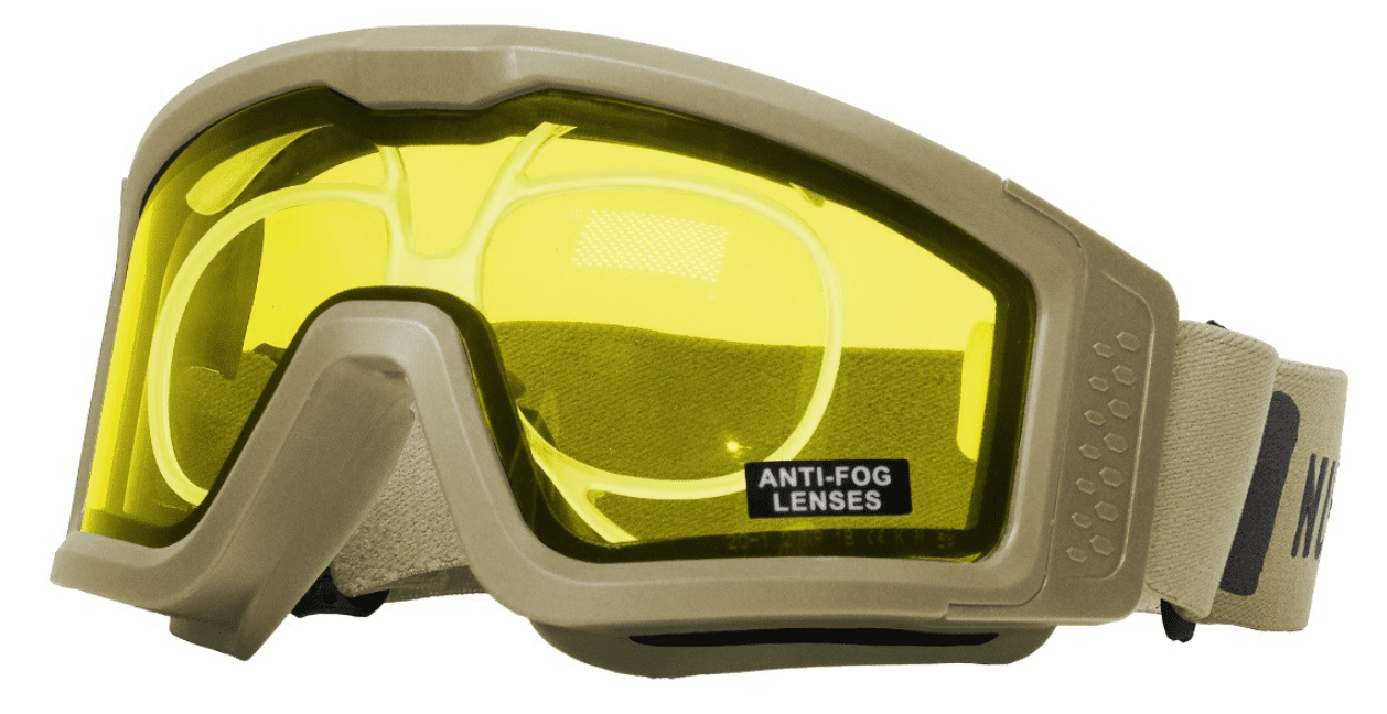 Battle Visor RX THERMAL (Tan - Yellow) Protective Eyewear