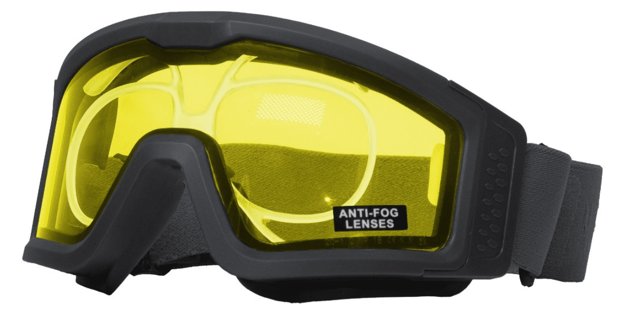 Battle Visor RX THERMAL (Black - Yellow) Protective Eyewear