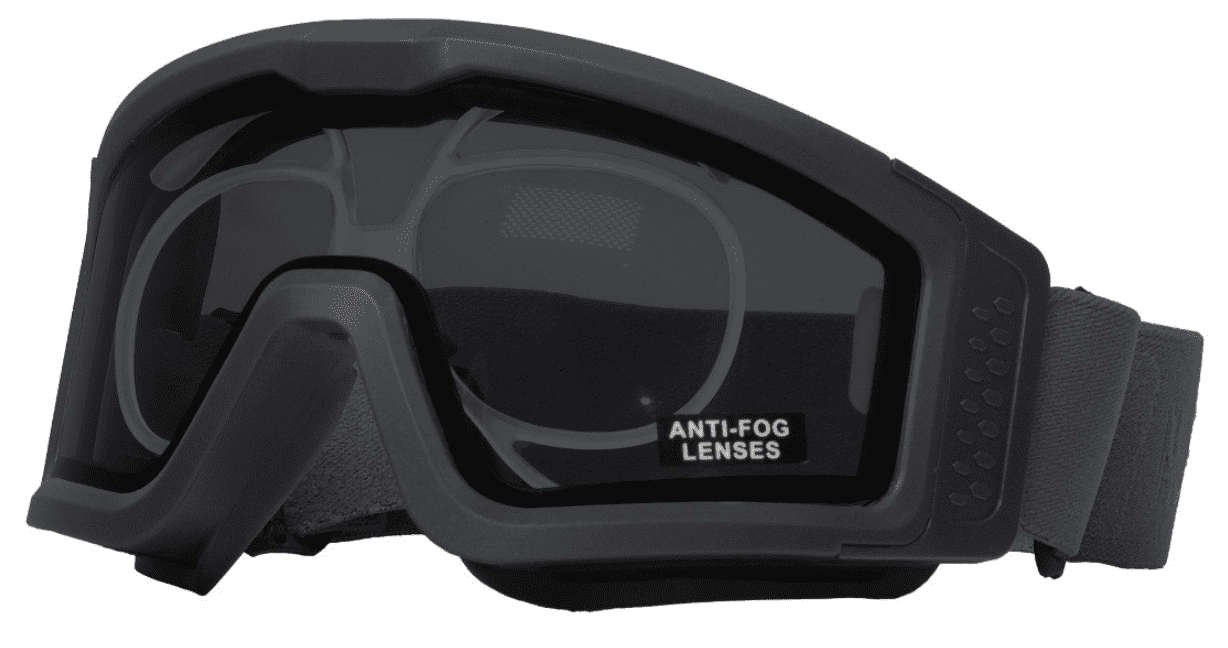 Battle Visor RX THERMAL (Black - Smoked) Protective Eyewear