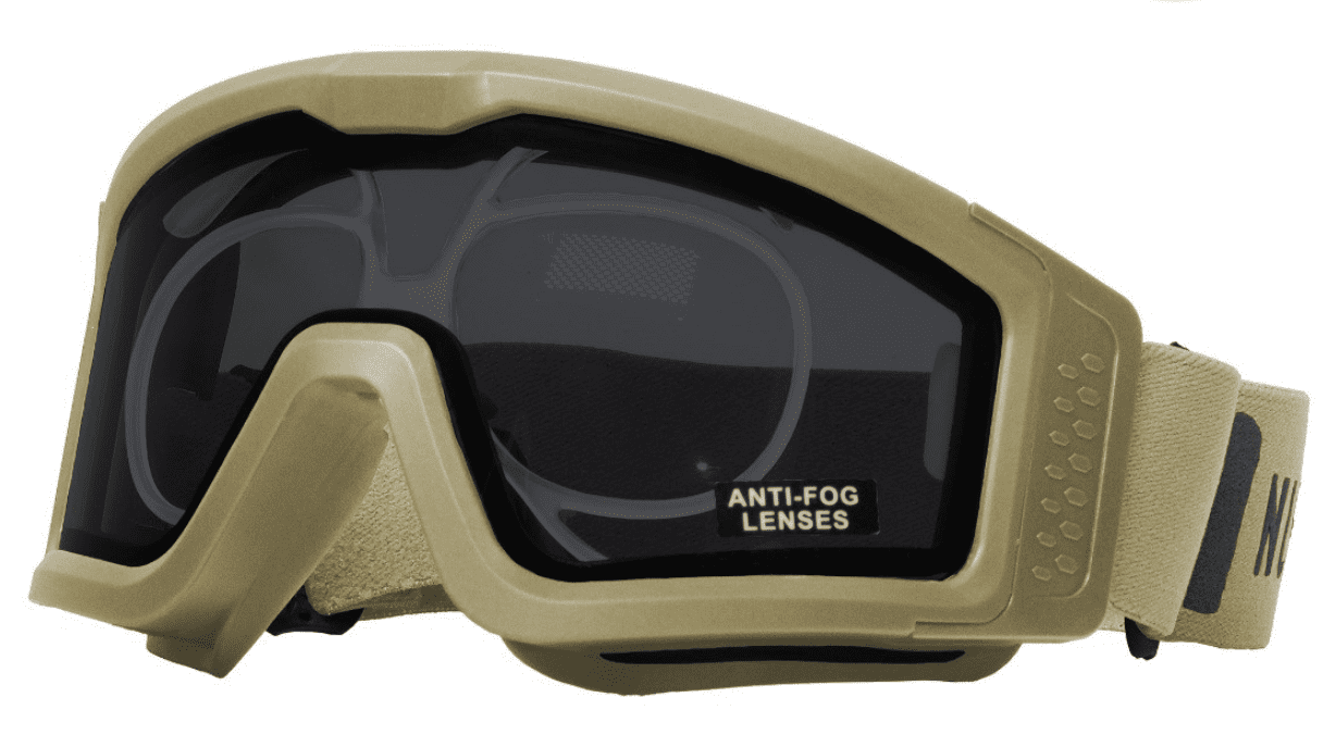 Battle Visor RX THERMAL (Tan - Smoked) Protective Eyewear