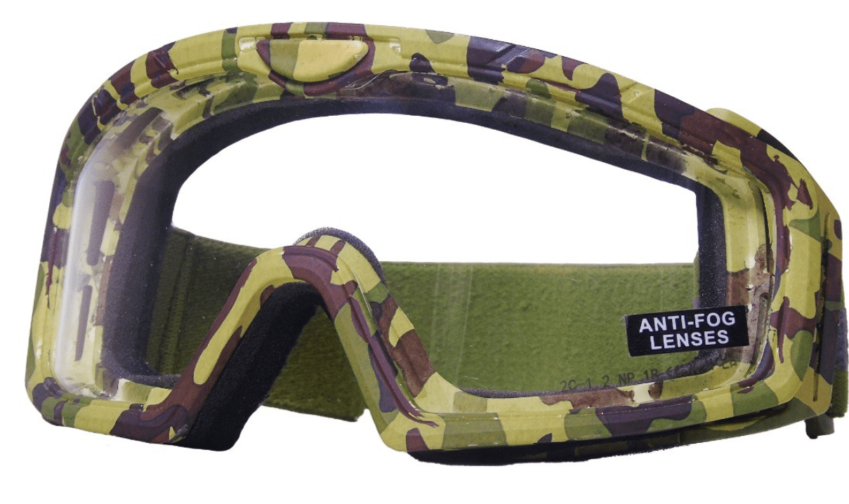 Battle Visor (Camo - Clear) Protective Eyewear