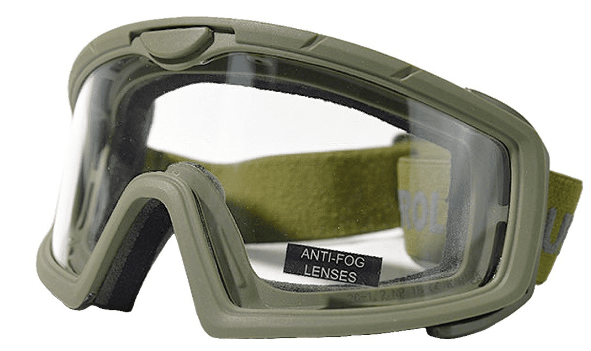 Battle Visor (Green - Clear) Protective Eyewear