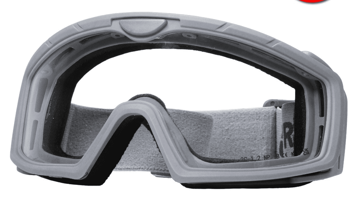 Battle Visor (Grey - Clear) Protective Eyewear