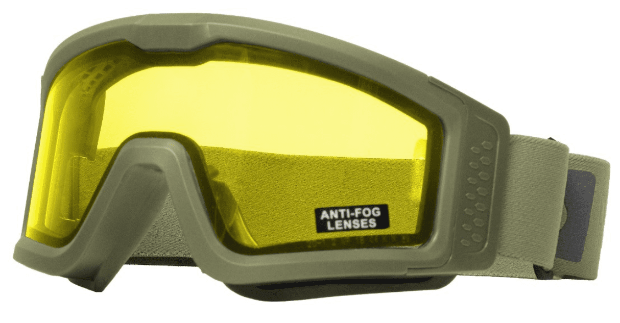 Battle Visor (Green - Yellow) Protective Eyewear