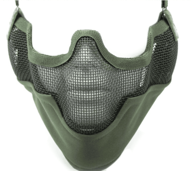 Mesh Lower Face Shield V2 (Green)