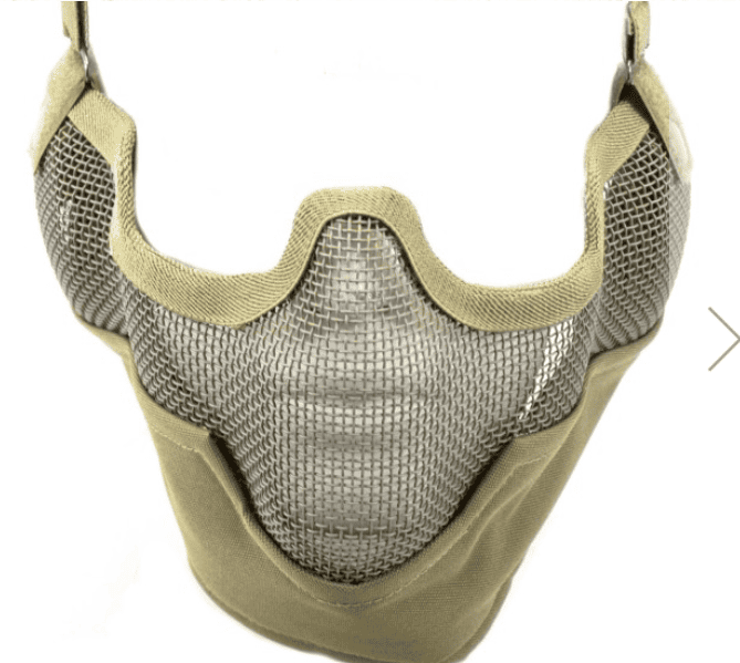 Mesh Lower Face Shield V2 (Tan)