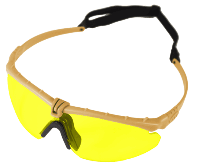 Battle Pro (Tan - Yellow) Protective Eyewear Battle Pro (Tan - Yellow) Protective Eyewear