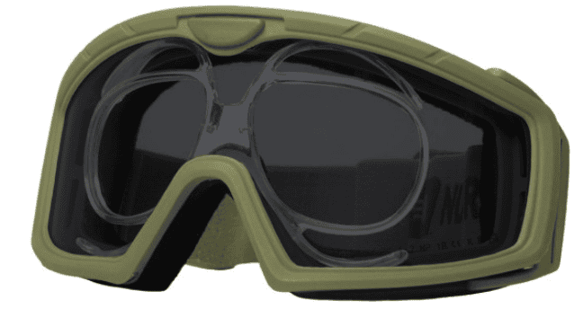 Battle Visor RX (Green - Smoked) Protective Eyewear