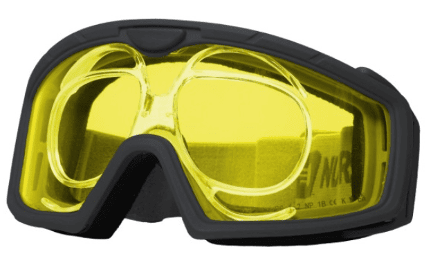 Battle Visor RX (Black - Yellow) Protective Eyewear