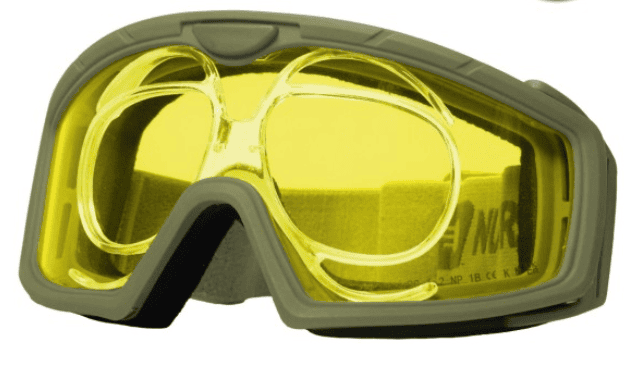 Battle Visor RX (Green - Yellow) Protective Eyewear