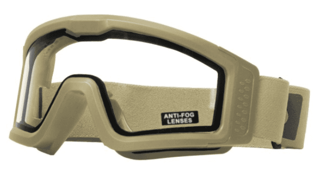 Battle Visor THERMAL (Tan - Clear) Protective Eyewear